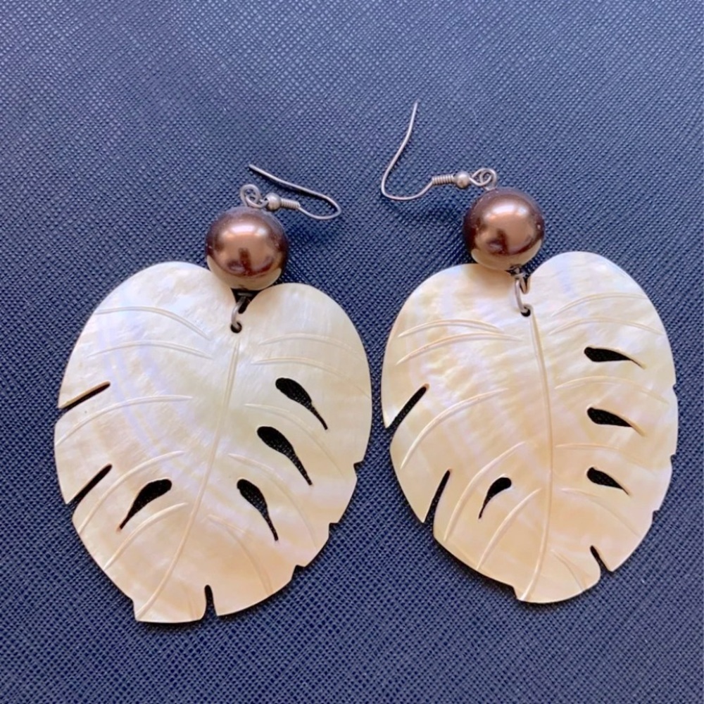 Large earrings